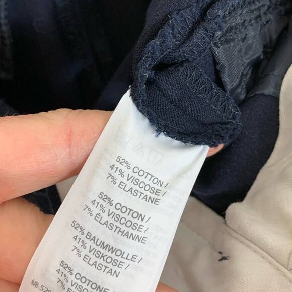 J. Crew Campbell Crop Trouser Pants Blue Women's Size 2 - Picture 4 of 5